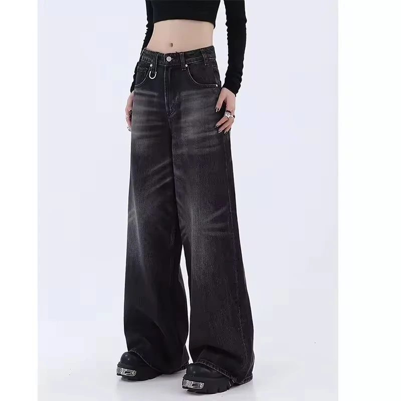 Women's Casual Wide Leg Jeans2